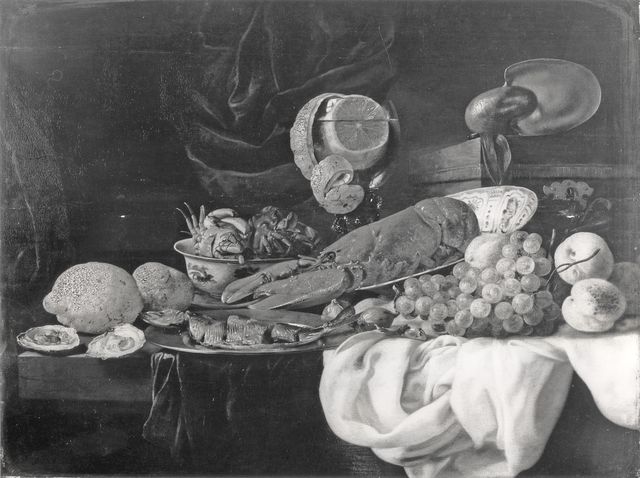 Christie's — Benedetti Andrea - sec. XVII - Natura morta con frutta, ostriche e aragosta — insieme